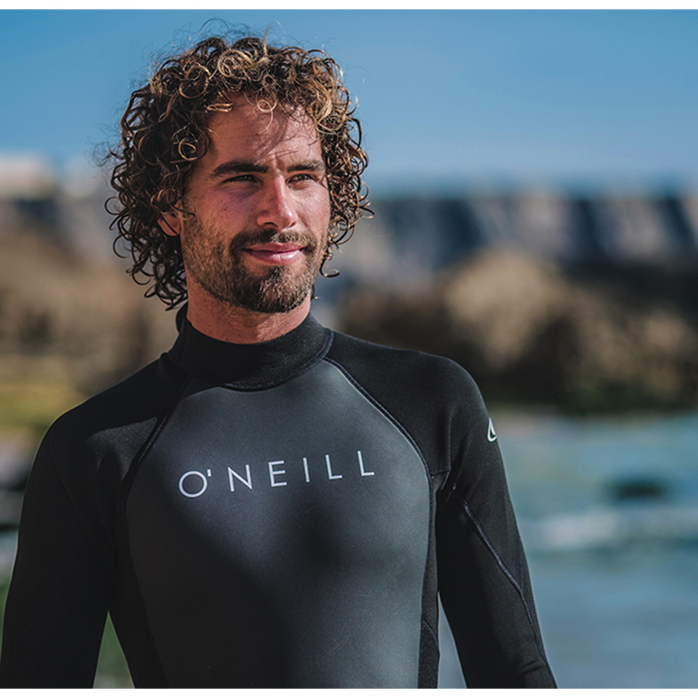 2025 O'Neill Mens Reactor II 3/2mm Back Zip Wetsuit 5040 - Black